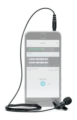 SHURE MOTIV MVL - конденсаторный петличный микрофон для записи на мобильный телефон или планшетный к Артикул 454382
