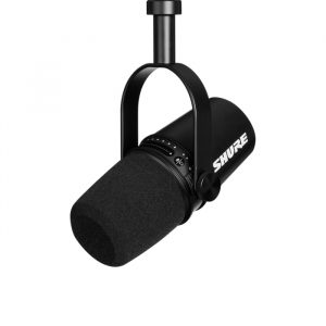 SHURE MOTIV MV7-K - гибридный широкомембранный USB/XLR микрофон для записи речи и вокала