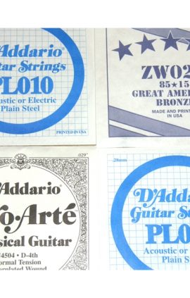 D'Addario PL009 - 1-я струна для электро и акустических гитар Артикул 60267