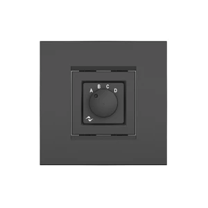 POWERSOFT WMP SELECTOR SQUARE BLACK - 4-позиц. контроллер д/удалённого управ-я усилит. Powersoft