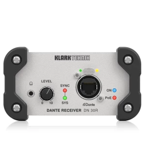 KLARK TEKNIK DN 30R - двухканальный конвертор DANTE в аналоговый сигнал Артикул 454922