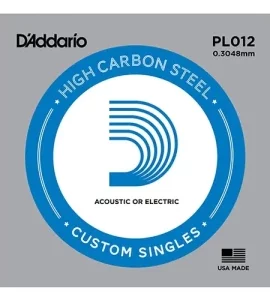 D'ADDARIO PL012 - струна для акустической и электрогитары
