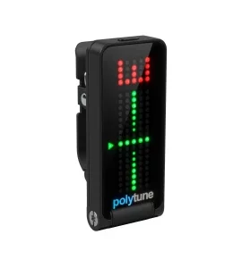 TC ELECTRONIC POLYTUNE CLIP BLACK - полифонический гитарный тюнер-прищепка