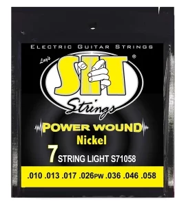 SIT STRINGS S71058 - струны для 7-ми струнной электрогитары