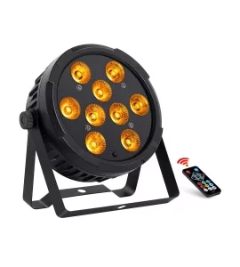 INVOLIGHT LEDPAR9HEX - светодиодный прожектор RGBWA+UV 9шт. DMX-512