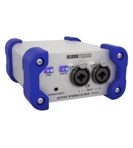 KLARK TEKNIK DN200 V2 - двухканальный активный Di-box с трансформаторной развязкой