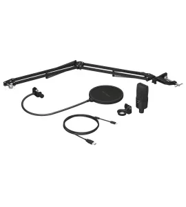 BEHRINGER D3 PODCAST BUNDLE - профессиональный USB-микрофон для подкастов со штангой и поп-фильтром Артикул 456296