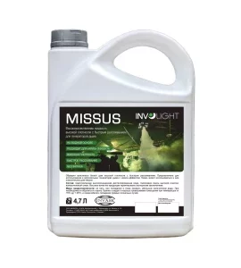 INVOLIGHT MISSUS - жидкость высокой плотности быстрого рассеивания для генераторов дыма